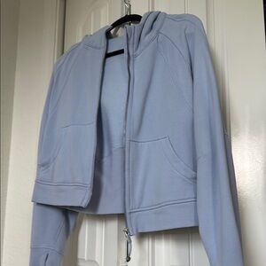 Lululemon Athletica Light Blue Hoodie SIZE ML